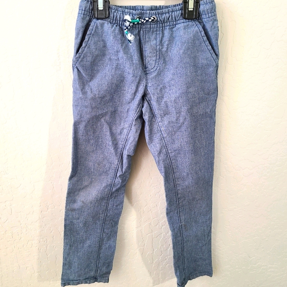 Boys Straight Fit Cotton Pants